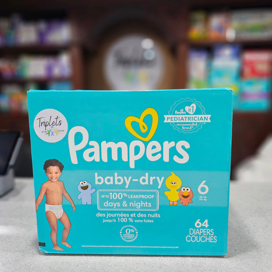 Pañales, super pack, Pampers Babydry