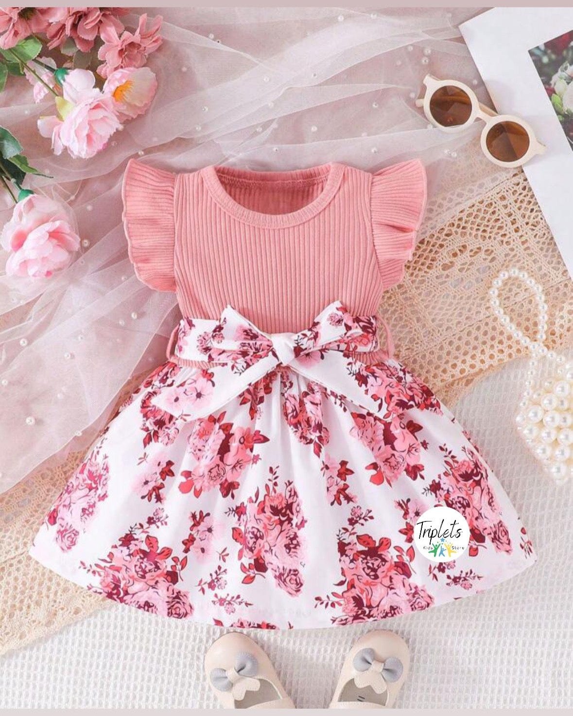 Vestido, Baby Floral Dress, Shein