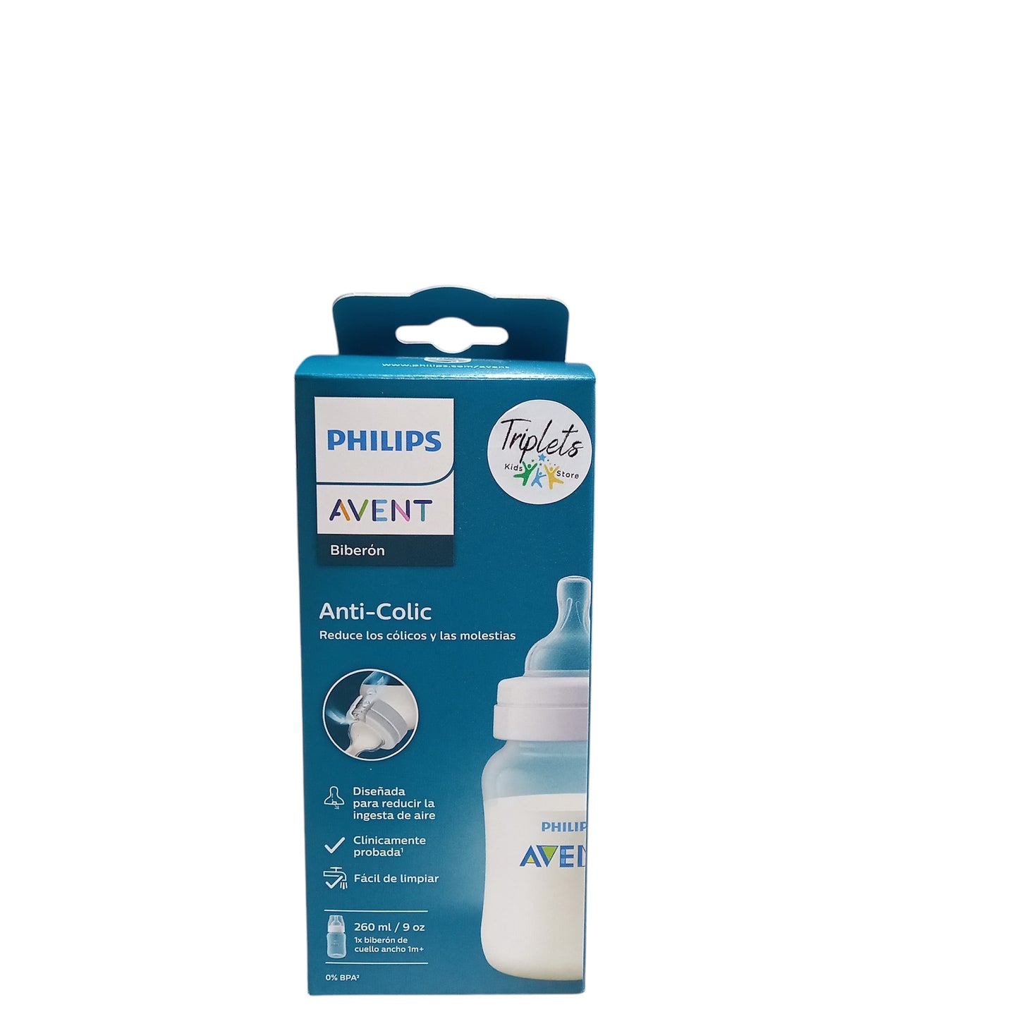 Biberon Anticolicos, 9 Oz, Philips Avent