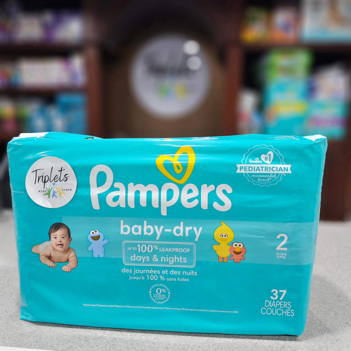 Pañales, jumbo pack, Pampers Babydry