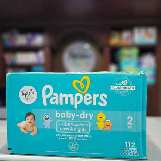 Pañales, super pack, Pampers Babydry