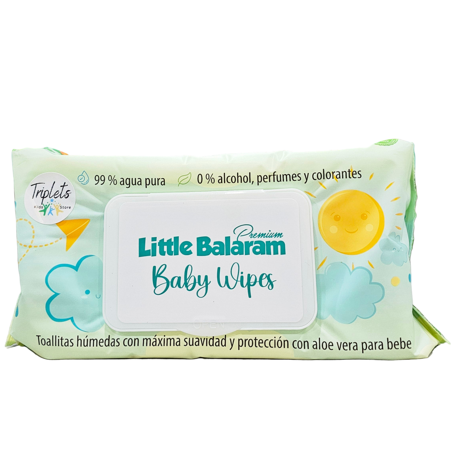 Toallas Húmedas, sin fragancia, Balaram 80