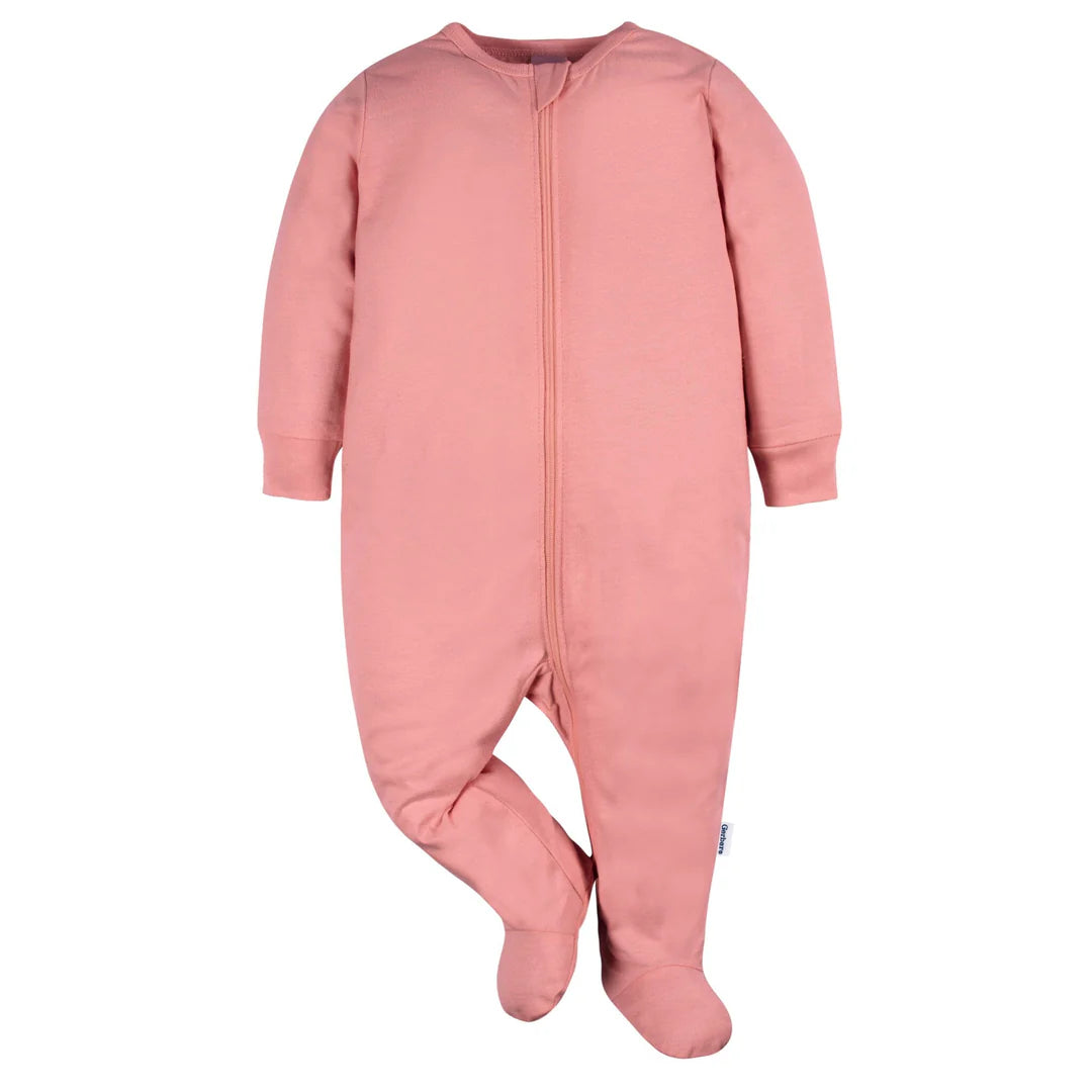 Set de Pijamas Bebé Neutro Rosa y Azul 3 Piezas, Gerber