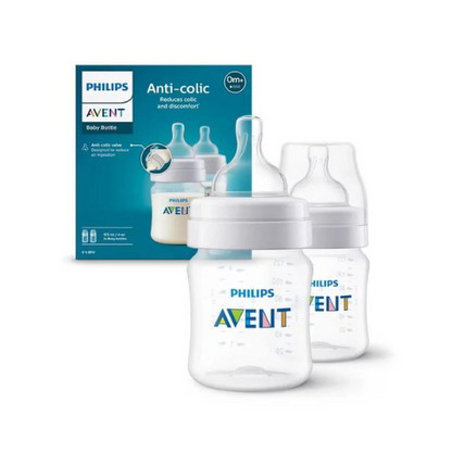 2 Biberones Anticolicos, Biberones 4 Oz, Philips Avent.