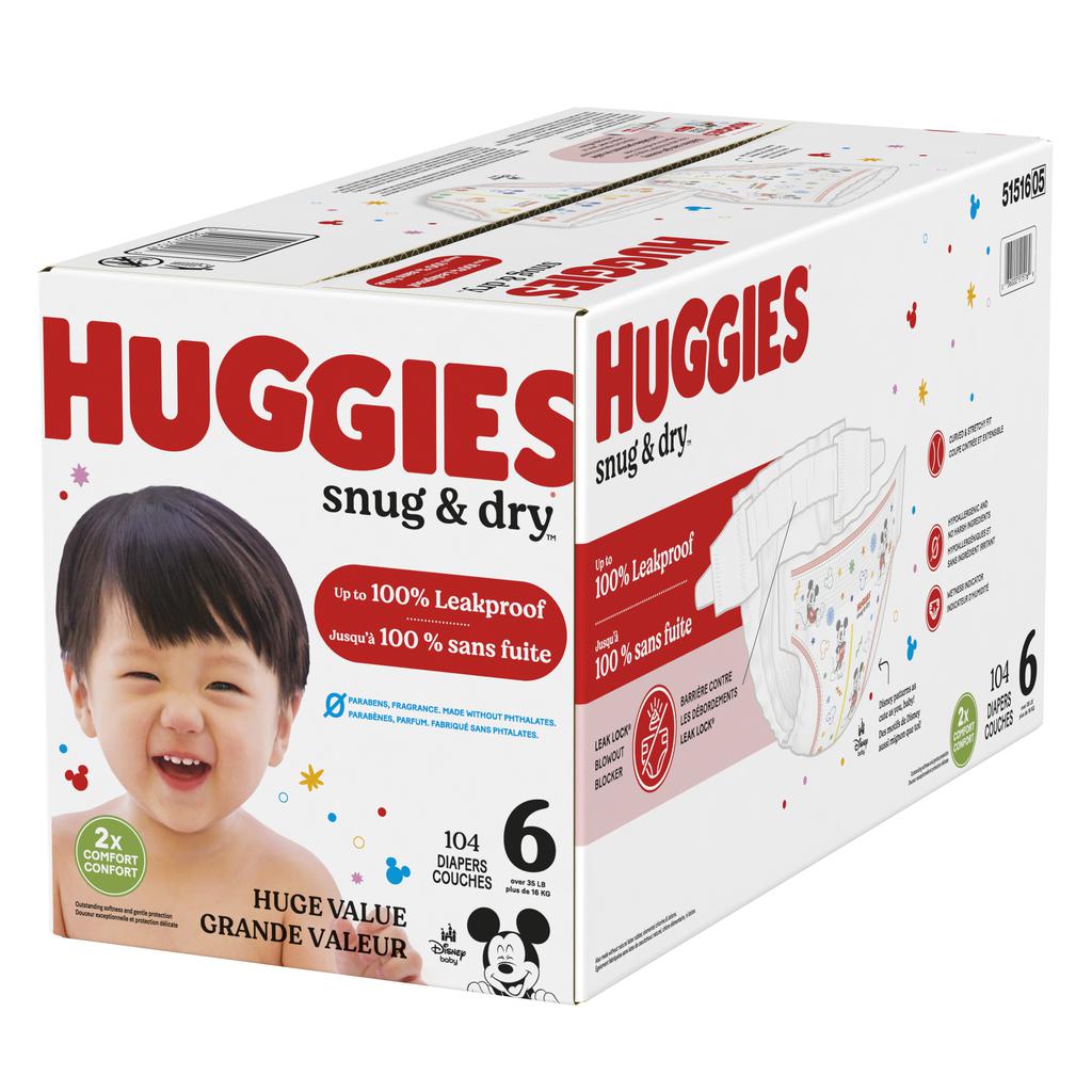 Pañales, Huggies Snug & Dry