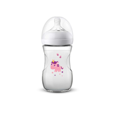 Biberón Natural Unicornio, 9 oz Natural Philips Avent