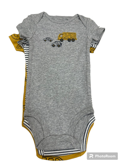 Set de 3 Onesies, Oro Bus, Carter's