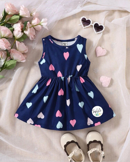 Vestido, Baby Heart Dress, Shein