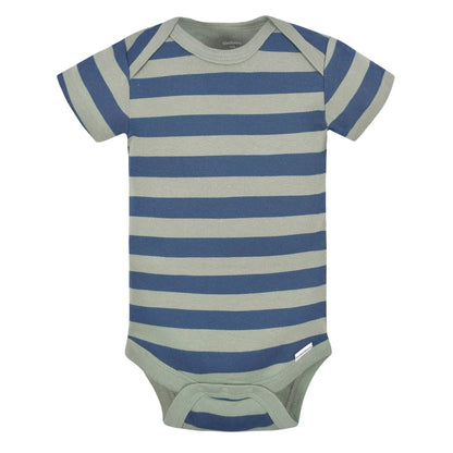 Bodysuits Bebé Niño Osito Manga Corta 3 Piezas, 0-3M, Gerber