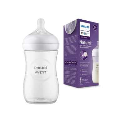 Biberón Natural, 9 oz Natural, Philips Avent