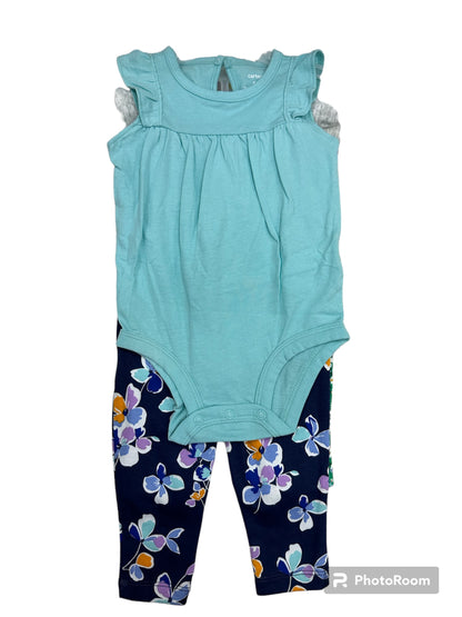 Set de 2 Onesies y 2 Pantalones, Primavera, Carter's