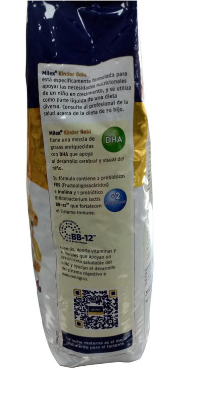 Milex Kinder Gold Leche Para Niños en Crecimiento.