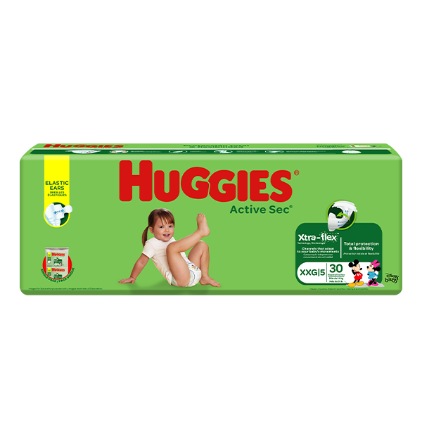 Pañales Mega Pack HUGGIES Active Sec