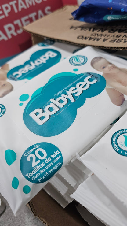 Toallitas Húmedas, Wipes Caja de 1000, Babysec