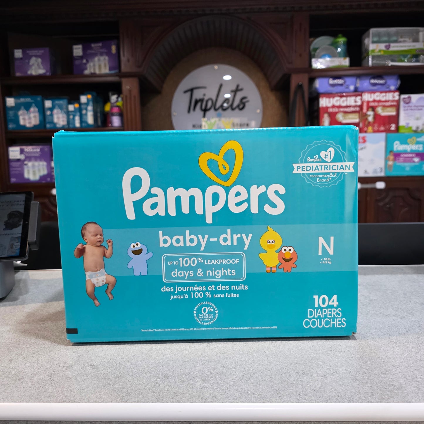 Pañales, super pack, Pampers Babydry